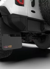 Rally Armor 21-24 Ford Bronco RB-PL Running Board-Plastic Rear Bumper BCE Logo                                     - MF85-RB-PL-BCE24-BLK - Image 3
