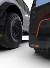 Rally Armor 21-24 Ford Bronco RB-PL Running Board-Plastic Rear Bumper BCE Logo                                     - MF85-RB-PL-BCE24-BLK - Image 5