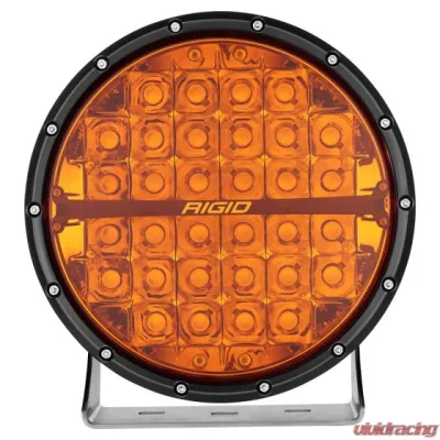 RIGID Industries 360-SERIES 9" OFF-ROAD LAMP, SPOT BEAM, AMBER LENS, SINGLE - 36522