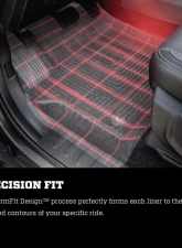 Husky Liners Front & Rear Floor Liners for 2023-2024 Ford F-150, Black                                     - 95281 - Image 7