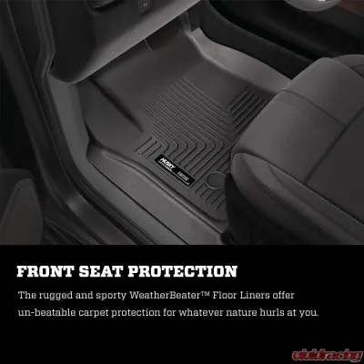 Husky Liners Front & Rear Floor Liners for 2023-2024 Ford F-150, Black - 95281