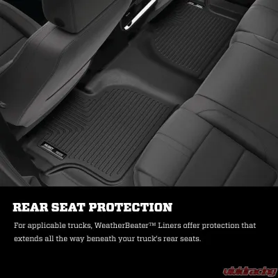 Husky Liners Front & Rear Floor Liners for 2023-2024 Ford F-150, Black - 95281