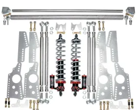 QA1 R370-110 HD Pro Rear Drag 4-Link System, MOD Shocks, 110lb Springs