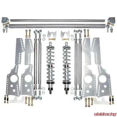 QA1 R170-150 HD Pro Rear Drag 4-Link System, Single Adjust, 150lb Springs - R170-150