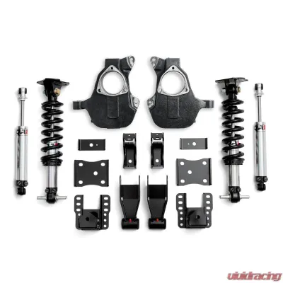 QA1 LK22-GMT03 4/6 Lowering Kit 14-18 GM 1500,2WD Stamped/Al. Arms Double Adjust - LK22-GMT03
