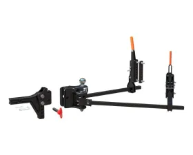 CURT TruTrack 4P Trailer-Mounted Weight Distribution Hitch, 8-10K
