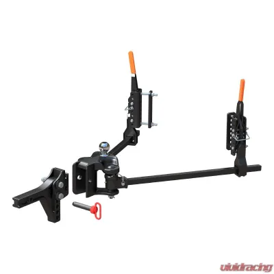 CURT TruTrack 4P Trailer-Mounted Weight Distribution Hitch, 8-10K - 17520