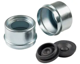 CURT Dust Cap Kit for 2,000 to 3,500-lb. Axle Hubs - 1.988