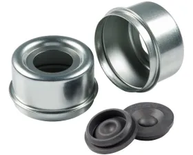 CURT Dust Cap Kit for 5,200 to 6,000-lb. Axle Hubs - 2.45