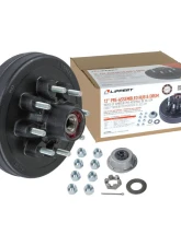 CURT Complete Pre-Greased Hub Assembly with Lug Nuts - 7,000-lb. Axles, 9/16" Stud                                     - 2024013261 - Image 4