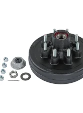 CURT Complete Pre-Greased Hub Assembly with Lug Nuts - 7,000-lb. Axles, 9/16" Stud                                     - 2024013261 - Image 2