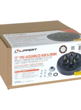 CURT Complete Pre-Greased Hub Assembly with Lug Nuts - 6,000-lb. Axles, 1/2" Stud                                     - 2024013262 - Image 3