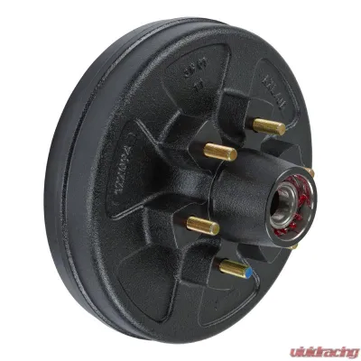 CURT Complete Pre-Greased Hub Assembly with Lug Nuts - 6,000-lb. Axles, 1/2" Stud - 2024013262