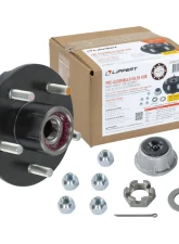 CURT Complete Pre-Greased Hub Assembly with Lug Nuts - 3,500-lb. Axles, 1/2" Stud                                     - 2024013263 - Image 4