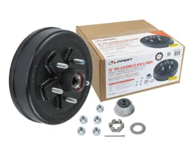 CURT Complete Pre-Greased Hub Assembly with Lug Nuts - 3,500-lb. Axles, 1/2
