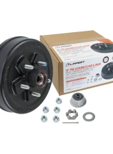 CURT Complete Pre-Greased Hub Assembly with Lug Nuts - 3,500-lb. Axles, 1/2" Stud                                     - 2024013264 - Image 4