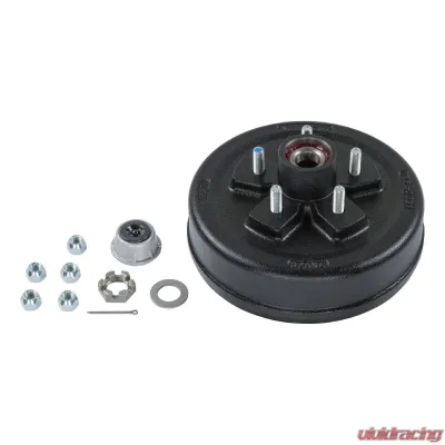 CURT Complete Pre-Greased Hub Assembly with Lug Nuts - 3,500-lb. Axles, 1/2" Stud - 2024013264