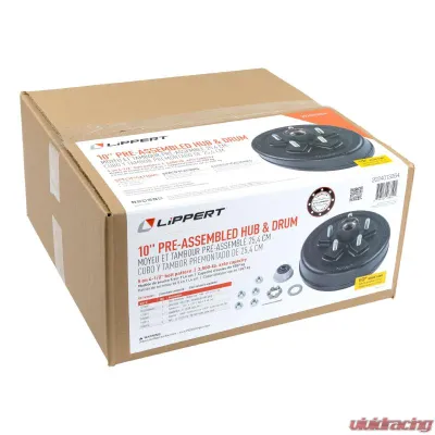 CURT Complete Pre-Greased Hub Assembly with Lug Nuts - 3,500-lb. Axles, 1/2" Stud - 2024013264