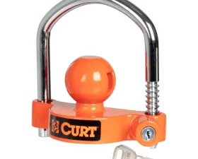 CURT Universal Trailer Coupler Lock, Keyed Alike