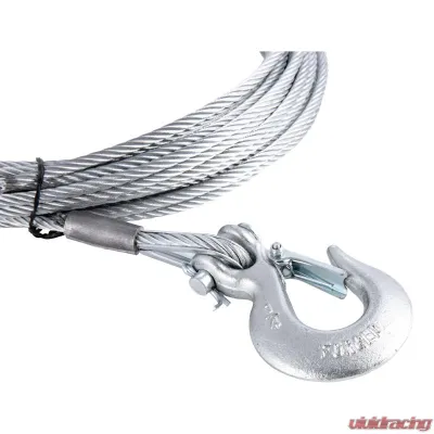 CURT 50' Winch Cable with Snap Hook (5,600 lbs.) - 29461