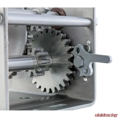 CURT Hand-Crank 2-Speed Winch, 2,000 lbs, 10.25:1 Low Gear Ratio, 10.6" Handle - 29520