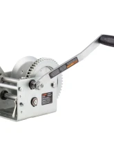 CURT Hand-Crank 2-Speed Winch, 2,600 lbs, 12.7:1 Low Gear Ratio, 10.6" Handle                                     - 29526 - Image 3