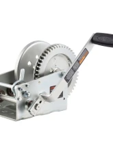 CURT Hand-Crank 2-Speed Winch, 3,200 lbs, 17.5:1 Low Gear Ratio, 9.6" Handle                                     - 29532 - Image 4