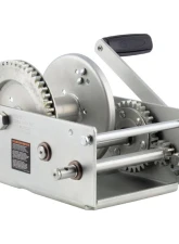 CURT Hand-Crank 2-Speed Winch, 3,800 lbs, 15.8:1 Low Gear Ratio, 9.6" Handle                                     - 29538 - Image 2