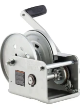 CURT Hand-Crank Brake Winch, 1,500 lbs, 5:1 Gear Ratio, 10.6" Handle                                     - 29615 - Image 2
