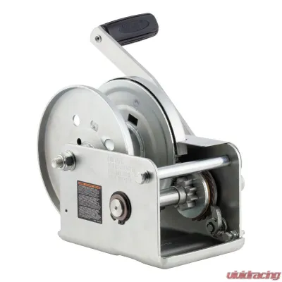 CURT Hand-Crank Brake Winch, 1,500 lbs, 5:1 Gear Ratio, 10.6" Handle - 29615