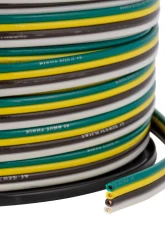 CURT Automotive Primary Wire, 4-Bond White, Brown, Yellow, Green 250' Spool                                     - 57032 - Image 3