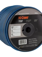 CURT Automotive Primary Wire, 2-Bond Black, Blue 250' Spool                                     - 57033 - Image 3