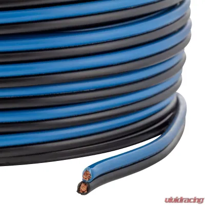 CURT Automotive Primary Wire, 2-Bond Black, Blue 250' Spool - 57033