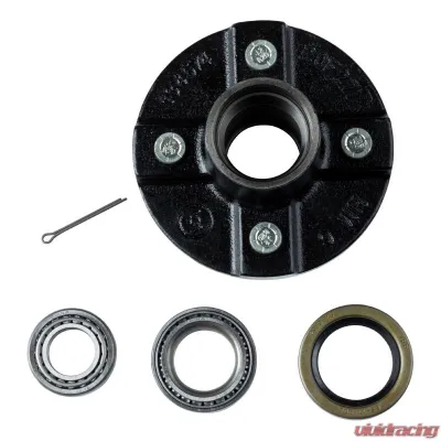 CURT Idler Hub, 4 on 4.0" - 2,200 lbs. (with Bearing Cone Kit) - 814206