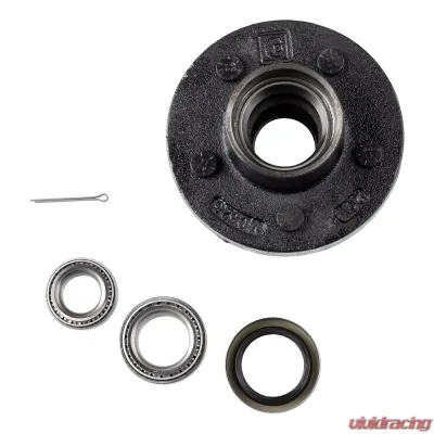 CURT Idler Hub, 5 on 4.5" - 3,500 lbs. (with Bearing Cone Kit) - 814208