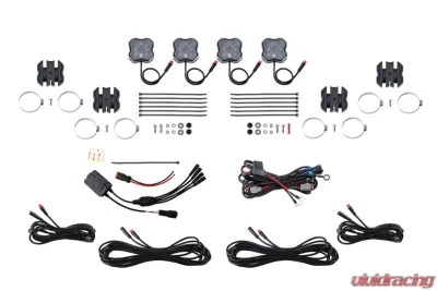 Diode Dynamics Stage Series RGBW 4 Pack Rock Lights DD7751C - DD7751C