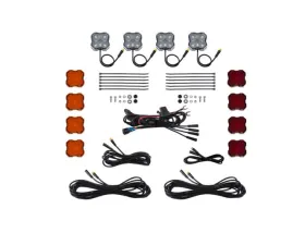 Diode Dynamics Stage Series Single Color 4 Pack Rock Lights DD7738