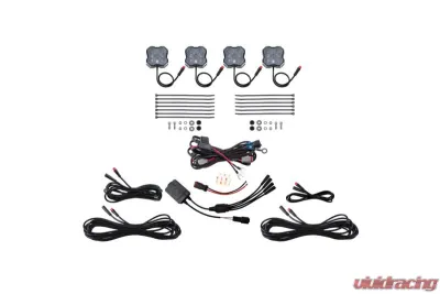 Diode Dynamics Stage Series RGBW 4 Pack Rock Lights DD7740C - DD7740C