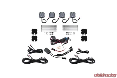 Diode Dynamics Stage Series RGBW 4 Pack Rock Lights DD7741C - DD7741C