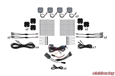Diode Dynamics Stage Series RGBW 12 Pack Rock Lights DD7749C - DD7749C