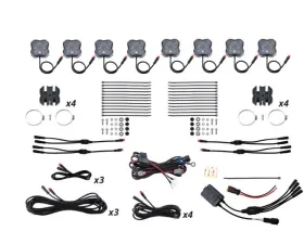 Diode Dynamics Stage Series RGBW 8 Pack Rock Lights DD7753C