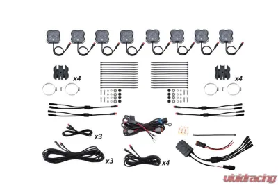 Diode Dynamics Stage Series RGBW 8 Pack Rock Lights DD7753C - DD7753C