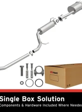 BRExhaust Direct-Fit Exhaust System Replacement Kit 2006-2011 2.0L 4-Cyl                                     - 106-0743 - Image 2