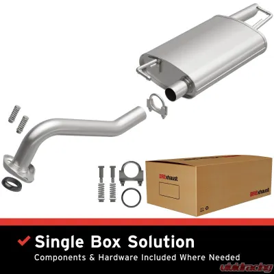 BRExhaust Direct-Fit Exhaust System Replacement Kit 2014-2019 1.8L 4-Cyl - 106-0749
