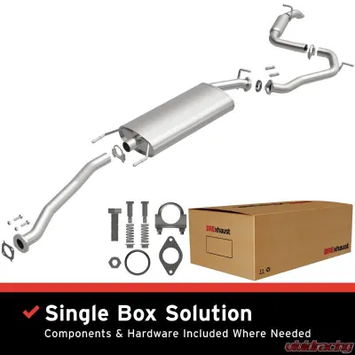 BRExhaust Direct-Fit Exhaust System Replacement Kit 2013-2018 2.5L 4-Cyl - 106-0753