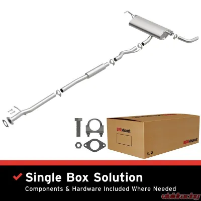BRExhaust Direct-Fit Exhaust System Replacement Kit 2014-2018 2.5L 4-Cyl - 106-0758