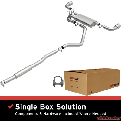 BRExhaust Direct-Fit Exhaust System Replacement Kit 2014-2022 3.2L V6 - 106-0767