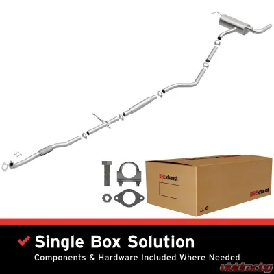BRExhaust Direct-Fit Exhaust System Replacement Kit 2014-2018 2.4L 4-Cyl - 106-0781