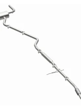 BRExhaust Direct-Fit Exhaust System Replacement Kit 2014-2018 2.4L 4-Cyl                                     - 106-0781 - Image 2