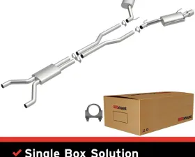 BRExhaust Direct-Fit Exhaust System Replacement Kit 2010-2015 3.6L V6